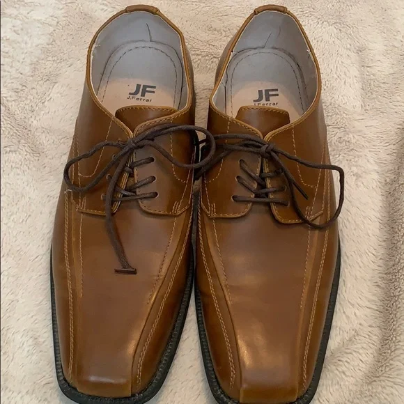 jf j.ferrar | Shoes | Mens J Ferrar Tan Derby Dress Shoe  display picture 1